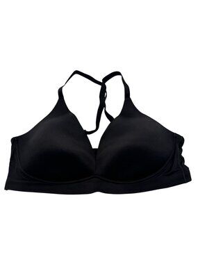 Soma Enbliss Luxe Plunge Bralette Black Wireless Soft Cup Pullover Bra Size XXL